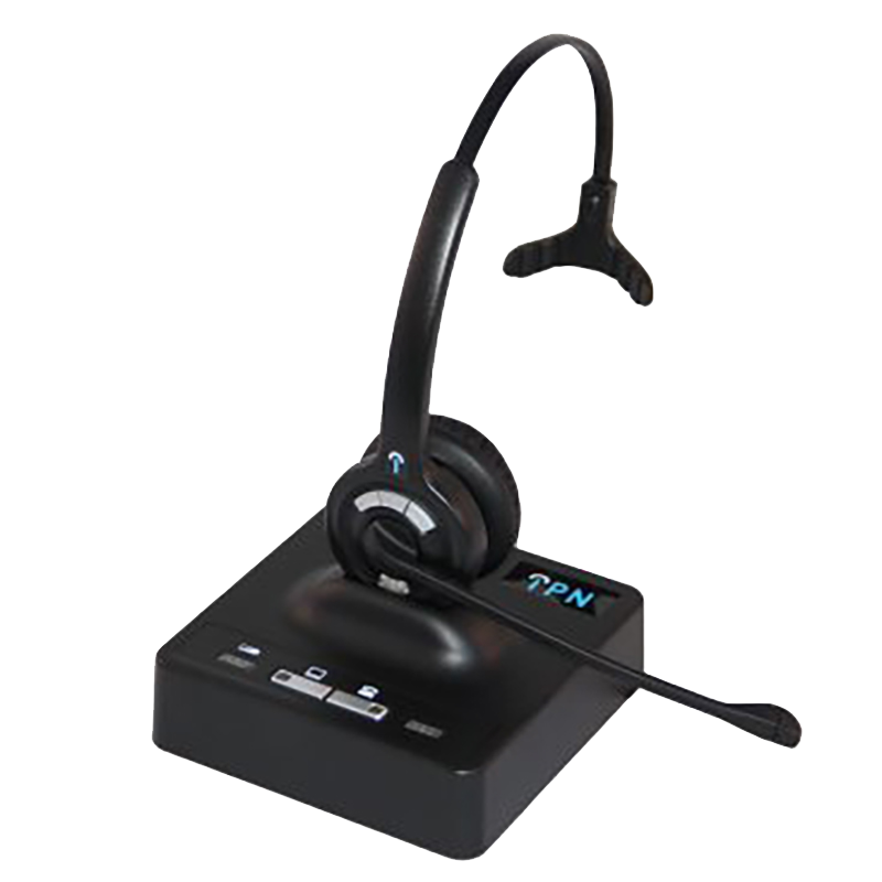 IPN W980 wireless headset, works with cell phones, computers (USB), desk phones